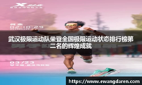 武汉极限运动队荣登全国极限运动状态排行榜第二名的辉煌成就